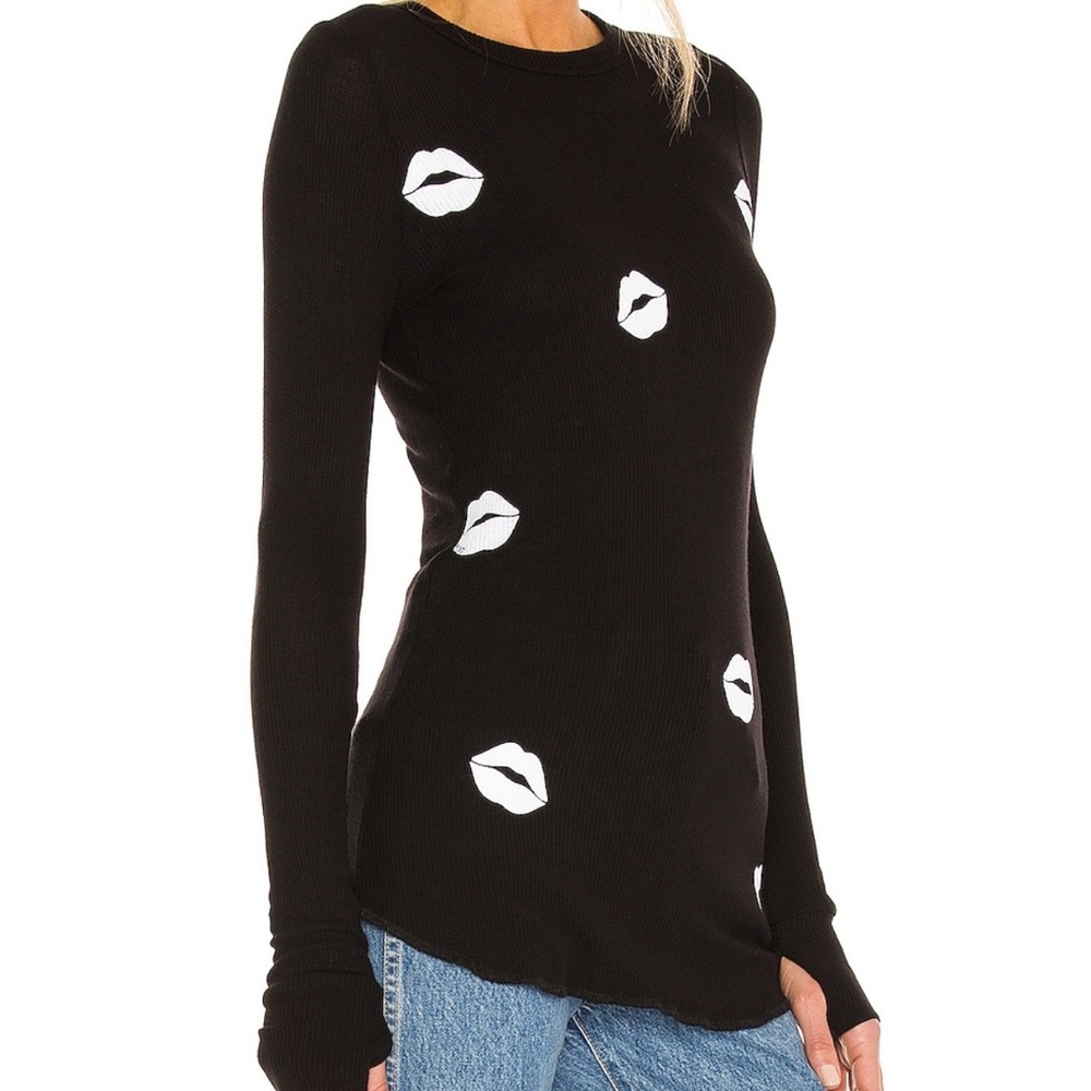Lauren Moshi McKinley All Over Lips Top
